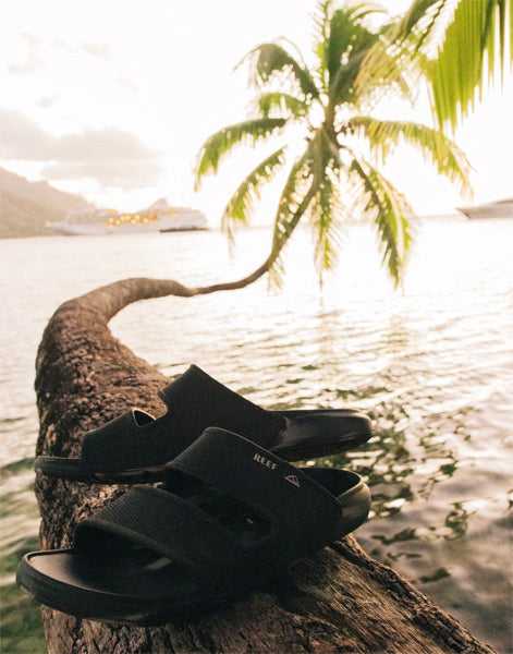 Sandals [OASIS DOUBLE UP] BLACK/GREY / 28cm