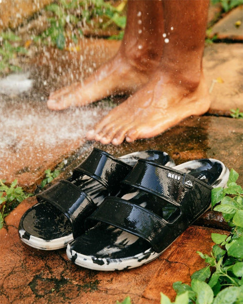 Sandals [OASIS DOUBLE UP] BLACK/GREY / 28cm