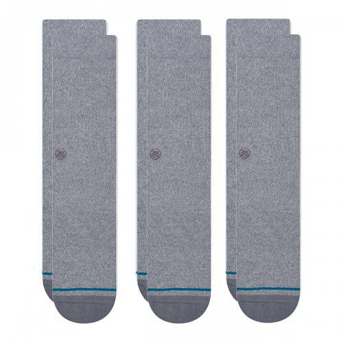ソックス [ICON 3 PACK] GREY HEATHER