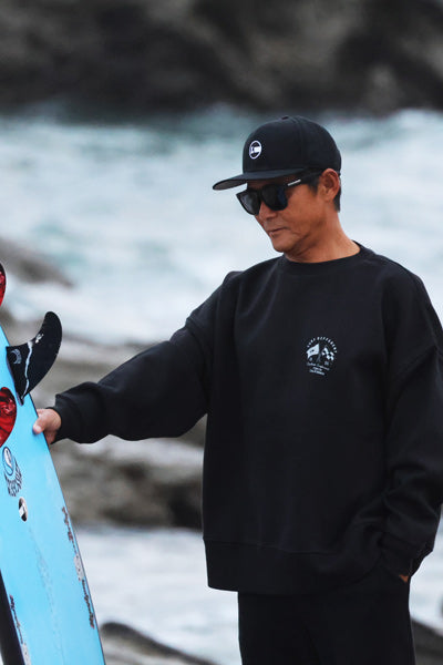 10oz Oversized Crew Neck Sweatshirt [FLAG] (Fleece Lined)