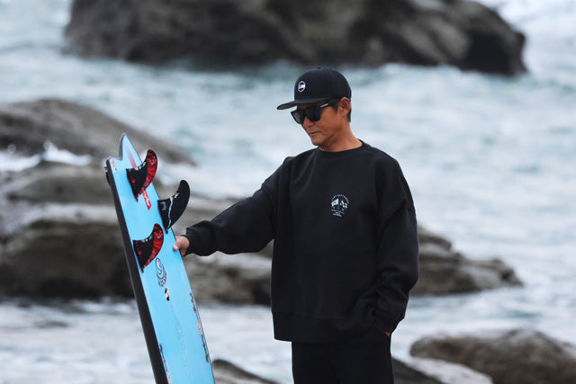 10oz Oversized Crew Neck Sweatshirt [FLAG] (Fleece Lined)