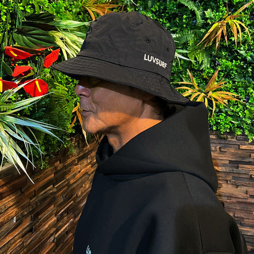 NYLON BUCKET HAT / BLACK