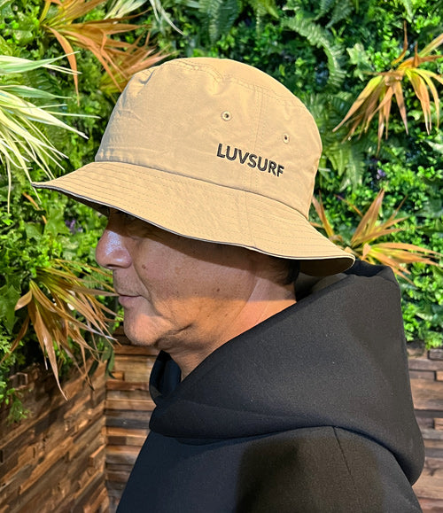Nylon bucket hat / BEIGE