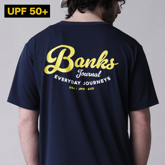 Hybrid Rashguard T-shirt [LOGO] MIDNIGHT Amphibious