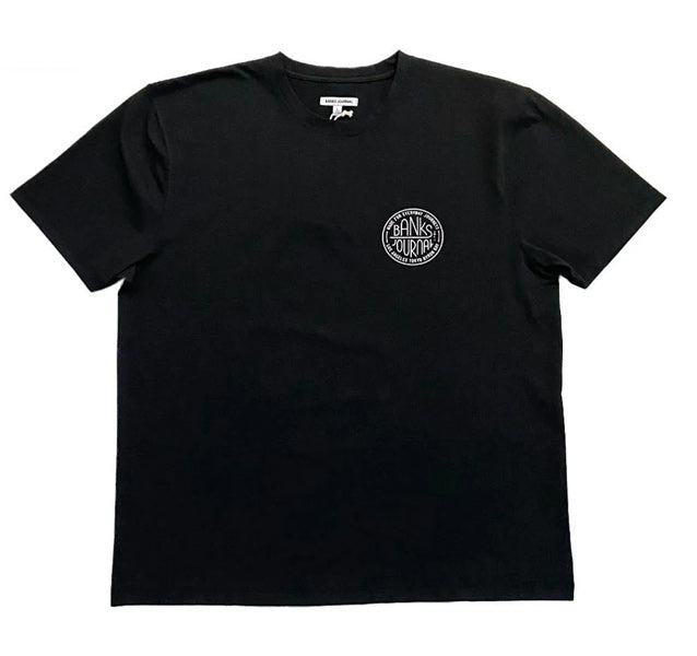 ハイブリッド ラッシュガードTシャツ[CIRCLE SURF] BLACK 水陸両用