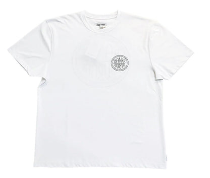 ハイブリッド ラッシュガードTシャツ[CIRCLE SURF] WHITE 水陸両用