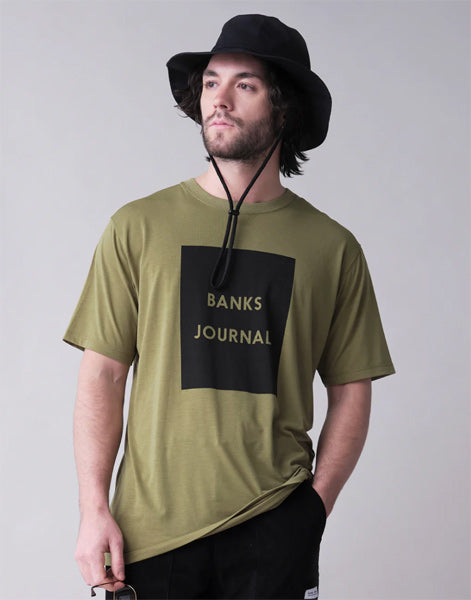 Hybrid Rashguard T-shirt [BOX] LODEN GREEN Amphibious