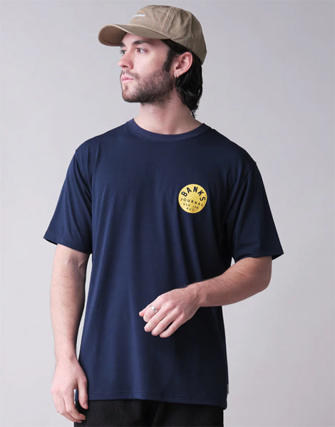 Hybrid Rashguard T-shirt [CIRCLE] MIDNIGHT Amphibious