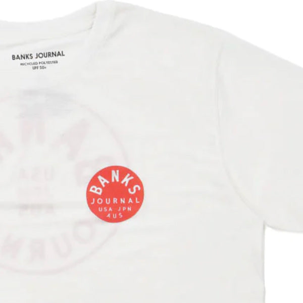 Hybrid Rashguard T-shirt [CIRCLE] OFF WHITE Amphibious