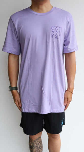 "CATALYST" T-shirt [SQ] PURPLE / L size