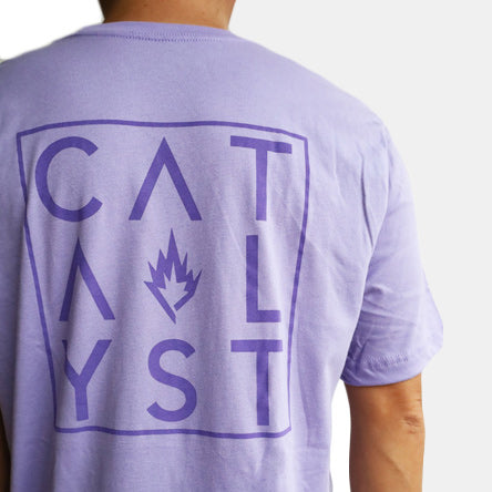 "CATALYST" T-shirt [SQ] PURPLE / L size