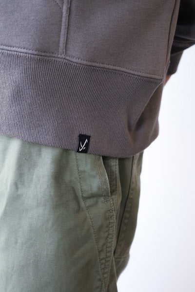 10oz Sweat Full-Zip Hoodie [LOST by MAYHEM] (Fleece-Lined) CEMENT