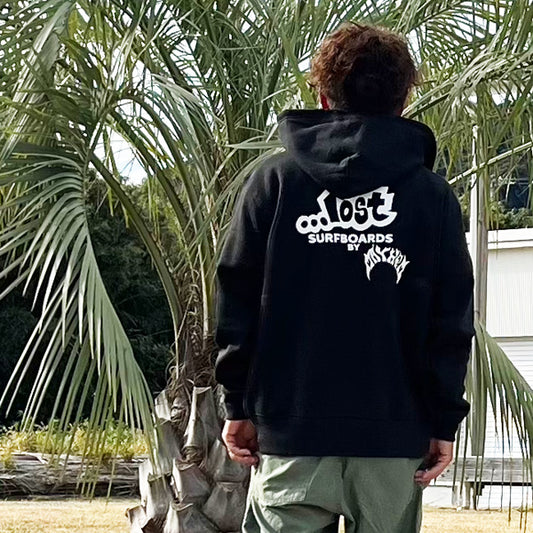 10oz Sweat Full-Zip Hoodie [LOST Surfboards] (Fleece-Lined)