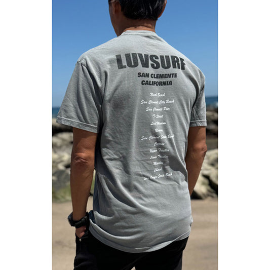 『Luvsurf』原创T恤 [TOUR] 灰色