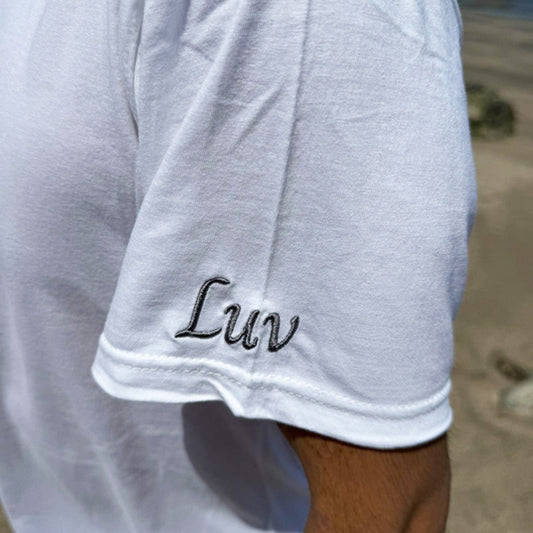 『Luvsurf』原创T恤 [刺绣] 白色