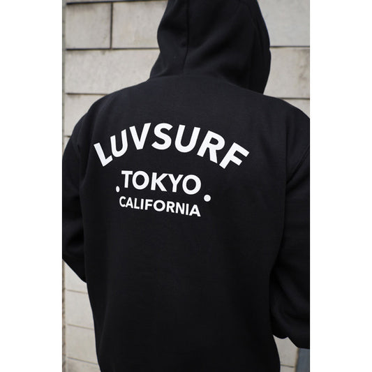 10oz Sweat Full-Zip Hoodie [LTC] (Fleece-Lined) BLACK