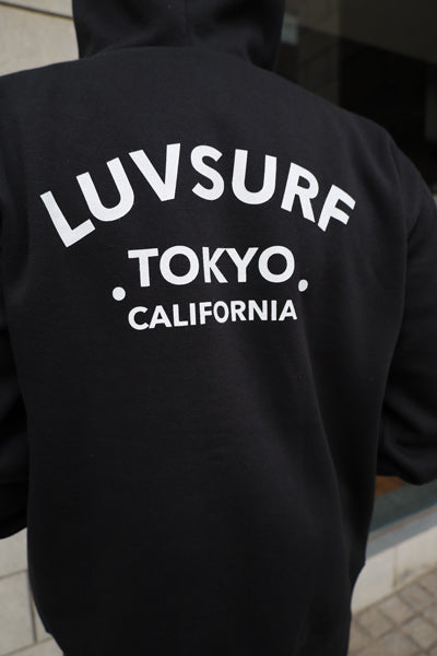 10oz Sweat Full-Zip Hoodie [LTC] (Fleece-Lined) BLACK