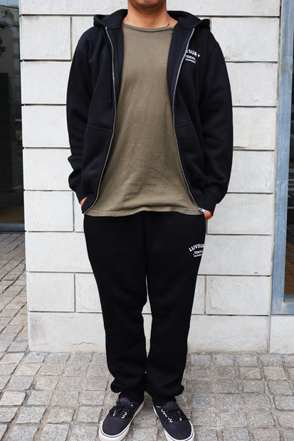 Sweatpants (fleece-lined) [LTC] BLACK