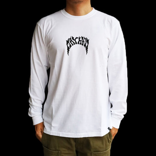 Long-sleeved T-shirt [MAYHEM BOLTS] White