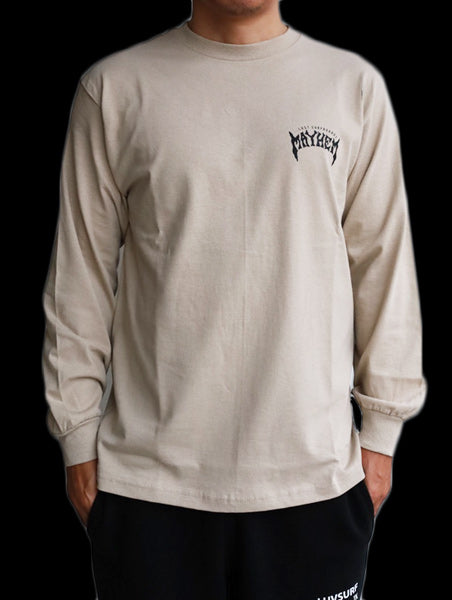 Long Sleeve T-Shirt [MAYHEM DESIGN] Sand