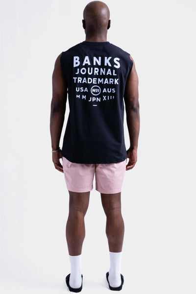 Hybrid Rashguard Cut T-shirt [ACHIEVE SURF BAND] BLACK Amphibious
