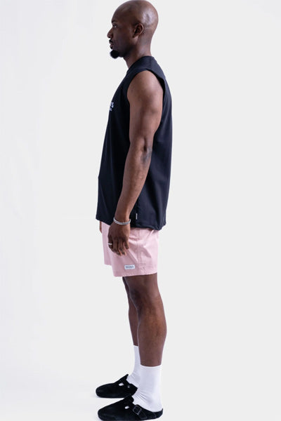 Hybrid Rashguard Cut T-shirt [ACHIEVE SURF BAND] BLACK Amphibious