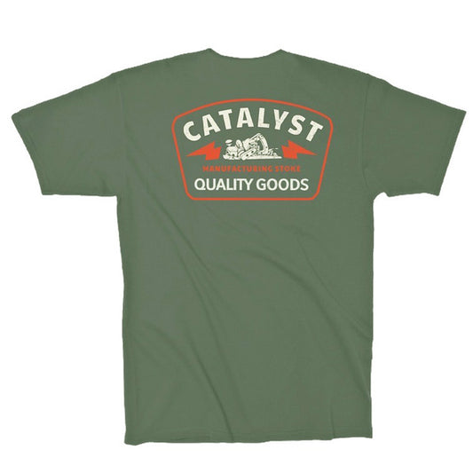 "CATALYST" T-shirt [QUALITY GOOD] GREEN