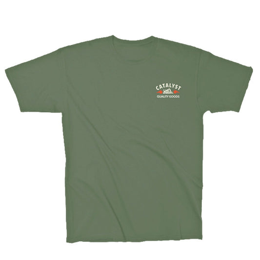"CATALYST" T-shirt [QUALITY GOOD] GREEN