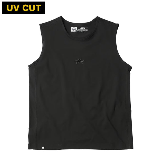 CENTER LOGO HYBRID RASH TANK / BLACK Amphibious