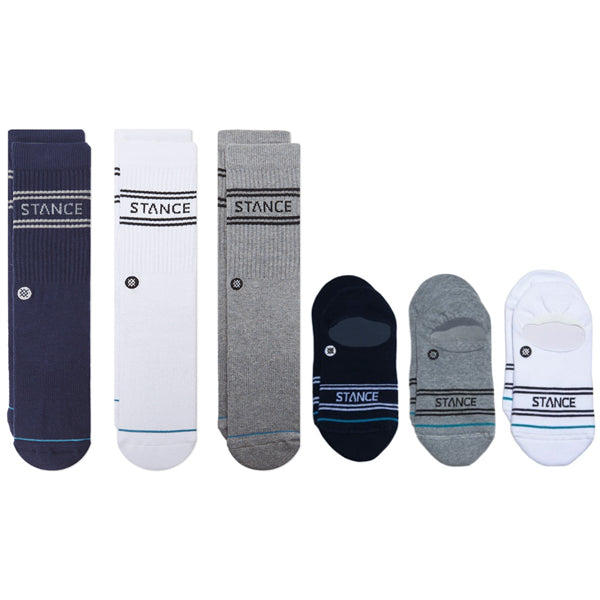 Socks [BASIC CREW 6 PACK] NAVY