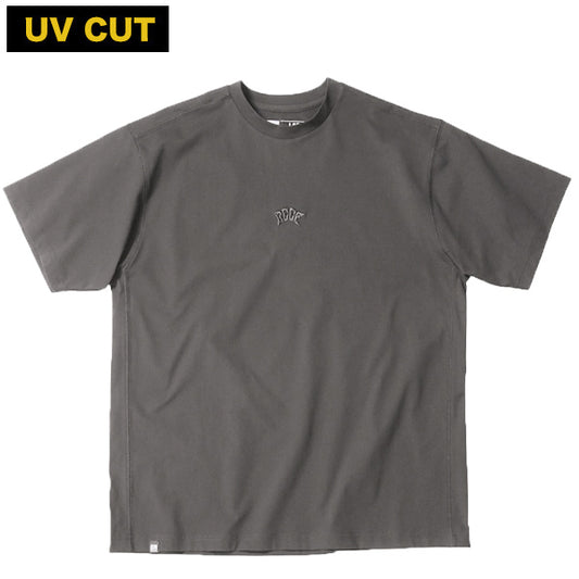 CENTER LOGO HYBRID RASHGUARD T-SHIRT / GREIGE Amphibious