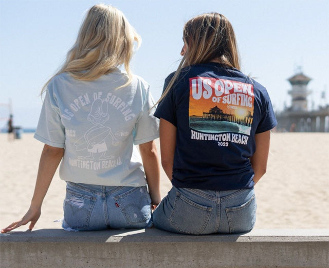 『WSL』US OPEN T-shirt [HUNTINGTON BEACH] Field Green
