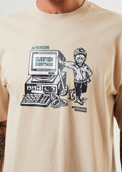 30% Off Sale! Organic Oversized T-Shirt [RIPPLE] Size S