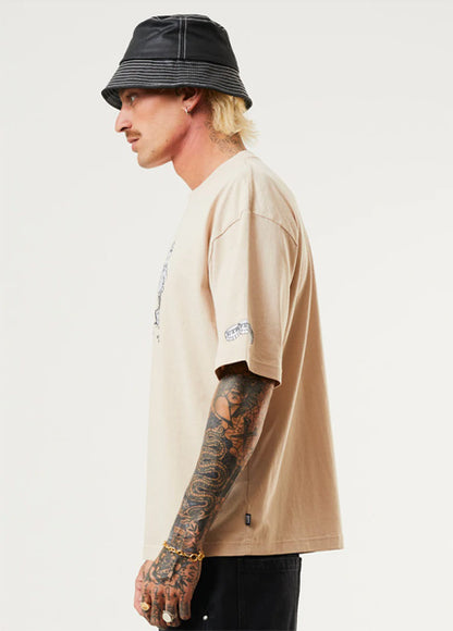 30% Off Sale! Organic Oversized T-Shirt [RIPPLE] Size S