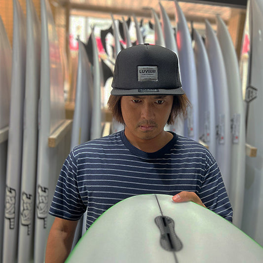 Flat visor mesh cap [Affected] Black