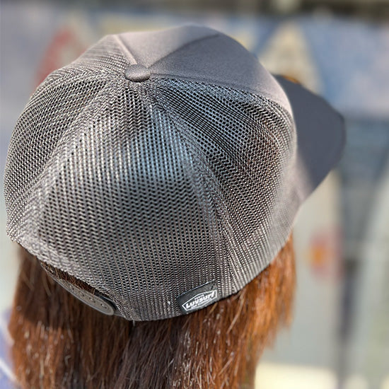 Flat visor mesh cap [Affected] Gray