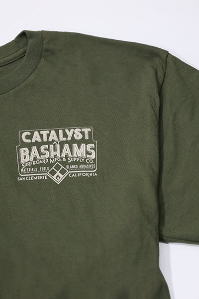 『CATALYST』Tシャツ [BASHAMS] Military