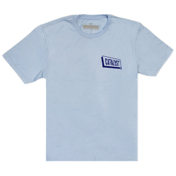 『CATALYST』Tシャツ [CLARK BASHAMS] L.BLUE