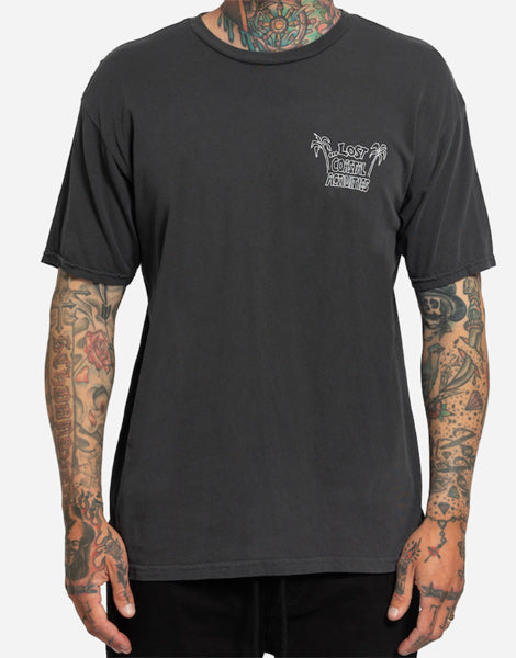 Coastal Activities Vintage Dye Vintage Black T-shirt