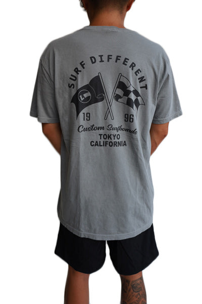Original T-shirt [Checkers Flag] Sand stone