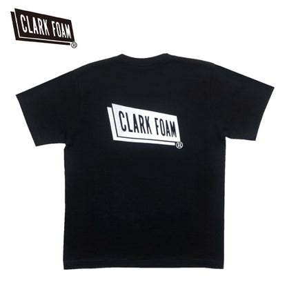 『CLARK FOAM』T恤 [REGULAR S/S TEE TYPE B] 黑色
