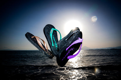 サンダル  BLACK/PURPLE 24cm