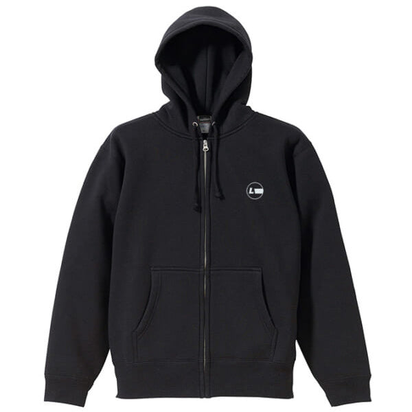 10oz Sweat Full-Zip Hoodie [High Brand] BLACK / Size S