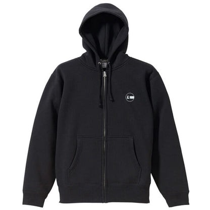 10oz Sweat Full-Zip Hoodie [High Brand] BLACK / Size S