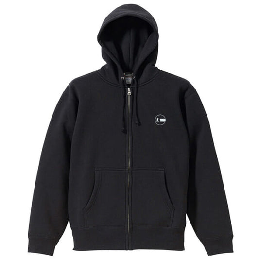 10oz Sweat Full-Zip Hoodie [High Brand] BLACK / Size S