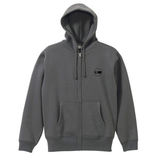10oz Sweat Full-Zip Hoodie [High Brand] CEMENT / XL