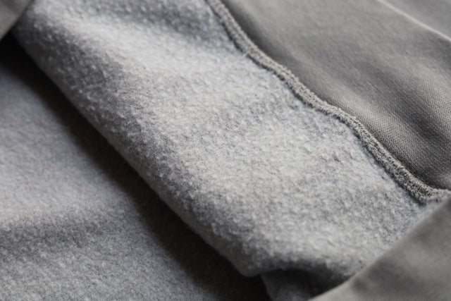 9.5oz Garment Hooded Sweatshirt [High Brand] (Fleece Lined) Gray