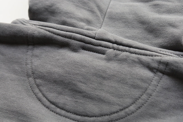 9.5oz Garment Hooded Sweatshirt [High Brand] (Fleece Lined) Gray