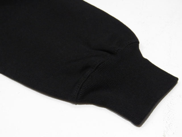 Original 12oz Double Zip Hoodie [GOOD VIBES] (Fleece Lined) BLACK