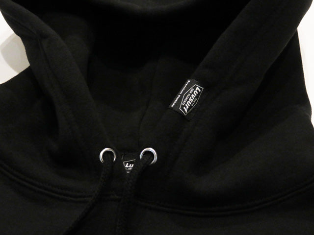 Original Sweatshirt Pullover Hoodie (Fleece Lined) [GOOD VIBES] BLACK